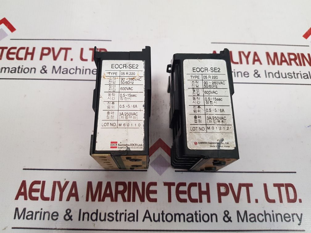 Samwha Eocr-se2 Protector Relay Eocrse2-05Ry7
