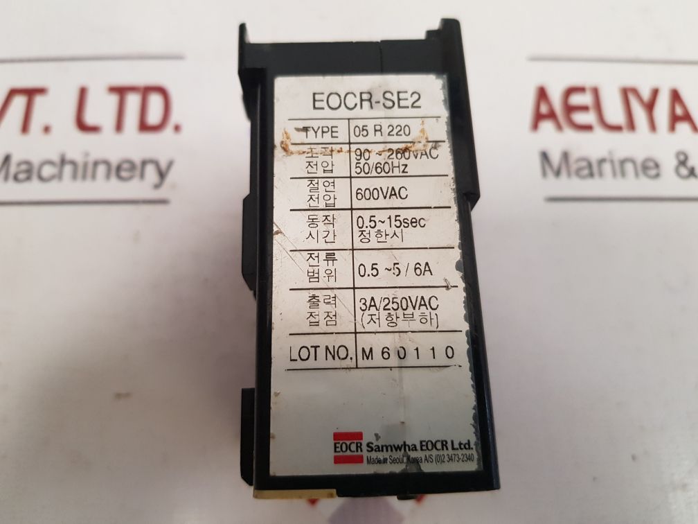 Samwha Eocr-se2 Protector Relay Eocrse2-05Ry7