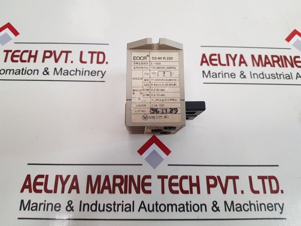 Samwha Eocr-ss-60 R 220 Overcurrent Relay