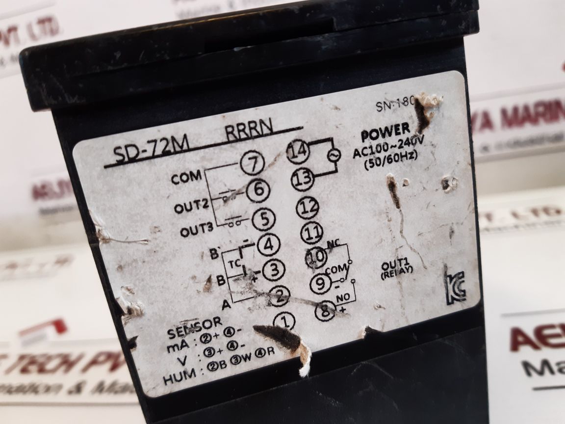 Samwon Sd-72M Temperature & Humidity Controller Sd-72M Rrrn
