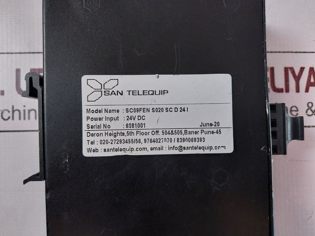 San Telequip Sc09Fe Ethernet To Fiber Media Converter