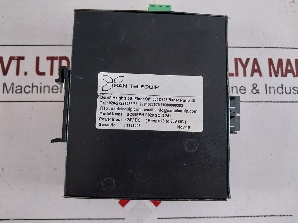 San Telequip Sc09Fe Ethernet To Fiber Media Converter Sc09Fen S020 Sc D 24 I
