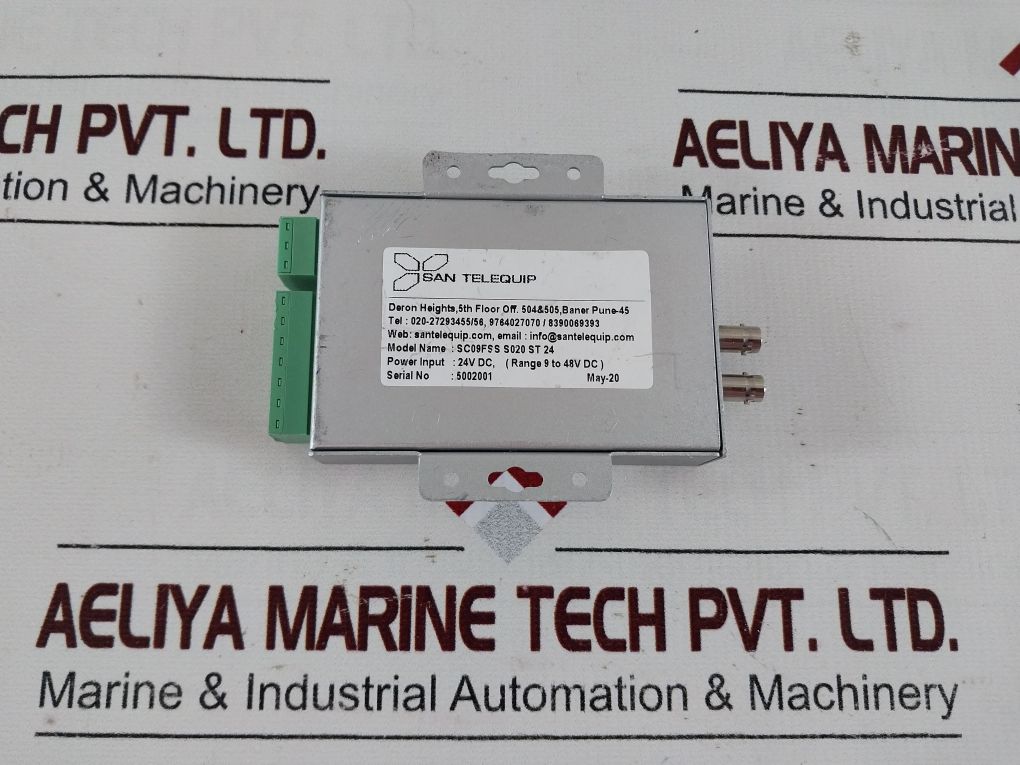 San Telequip Sc09Fs Rs 485/422/232 To Fiber Converter