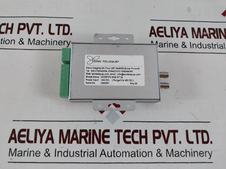 San Telequip Sc09Fs Rs 485/422/232 To Fiber Converter