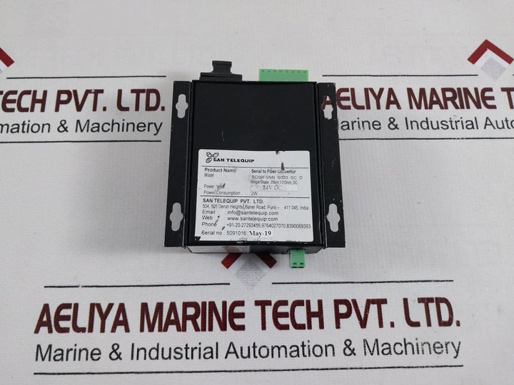 San Telequip Sc09Fsnn Ethernet To Fiber Converter