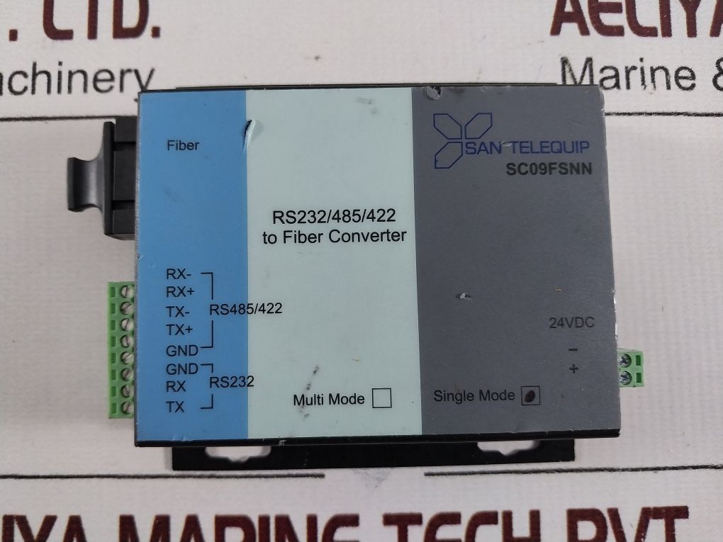 San Telequip Sc09Fsnn Ethernet To Fiber Converter