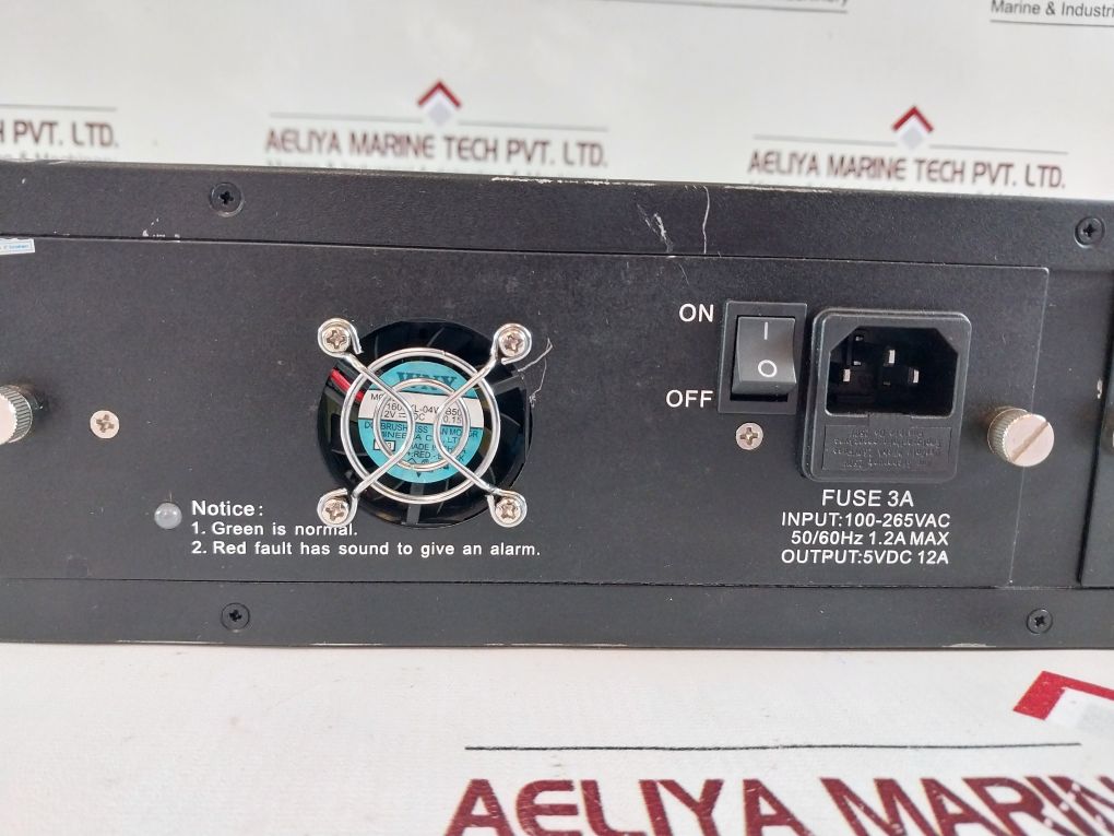 San Telequip Sc09Fsr Ethernet To Fiber Convertor Rack 14 Slots