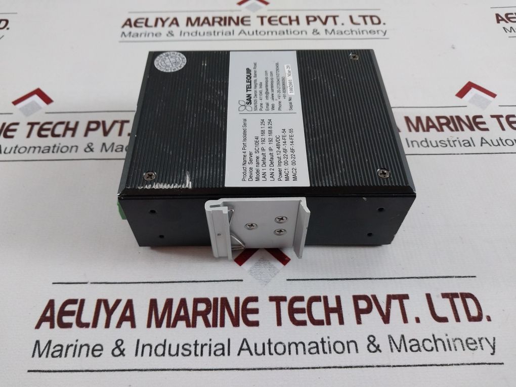 San Telequip Sc10E4I 4 Port Isolated Serial Device Server