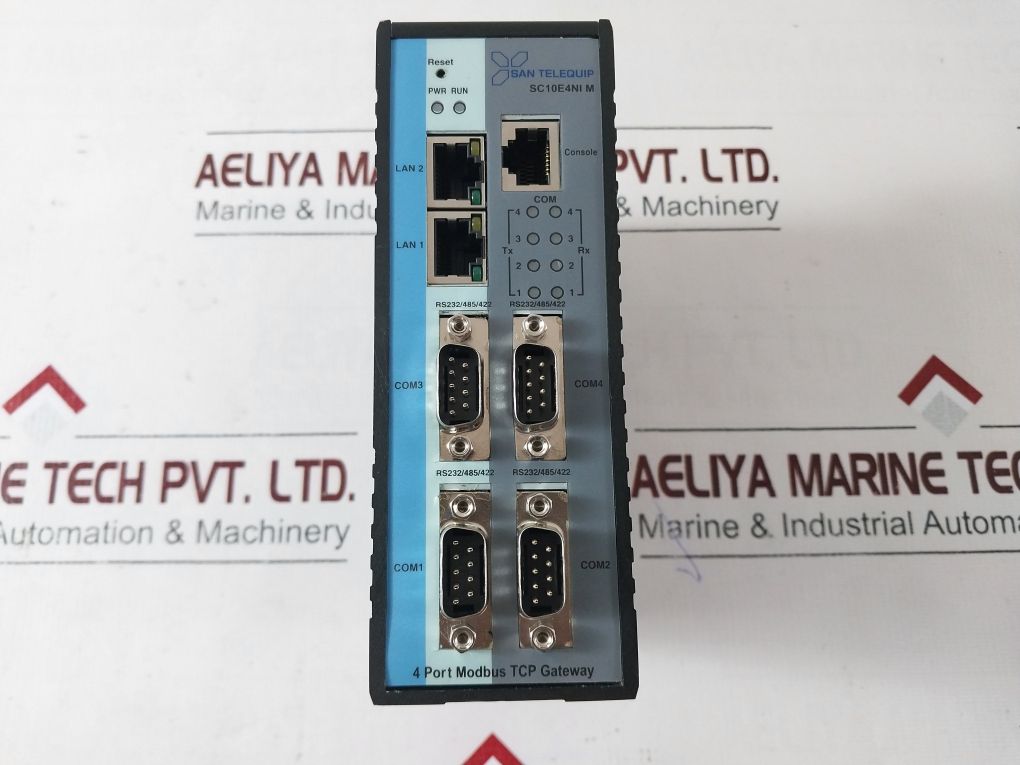 San Telequip Sc10E4Ni M 4-port Modbus Tcp Gateway 