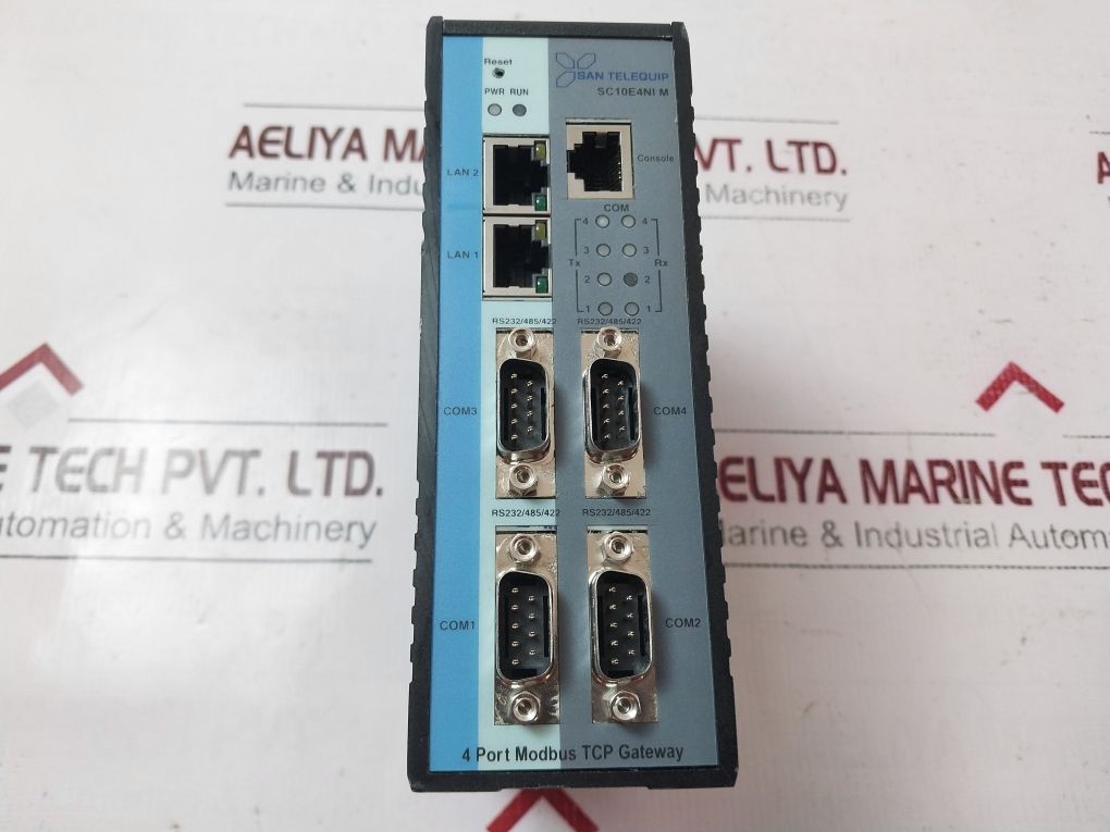 San Telequip Sc10E4Ni M 4-port Modbus Tcp Gateway
