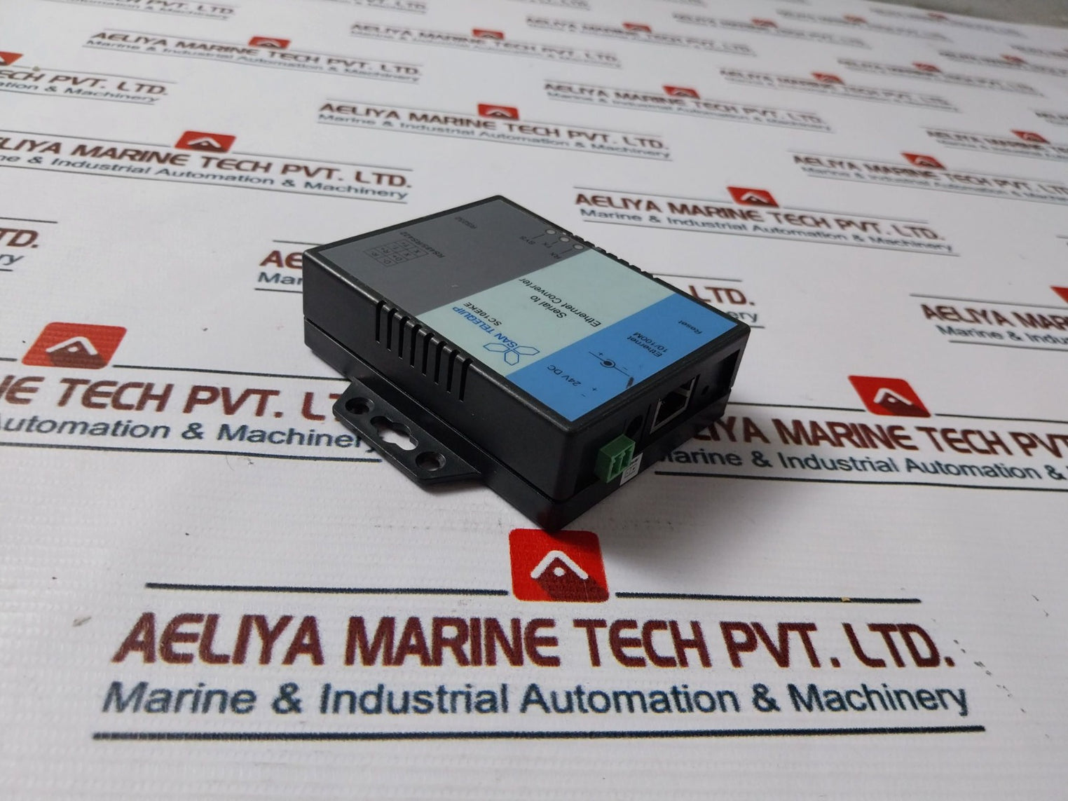 San Telequip Sc10Eke Serial To Ethernet Converter 24V Dc