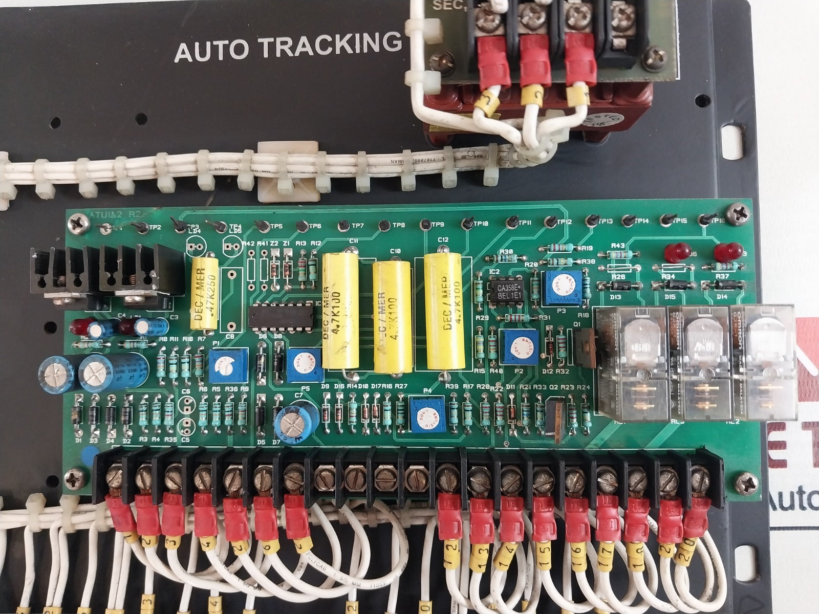 Sanelec Auto Tracking Unit Control Panel