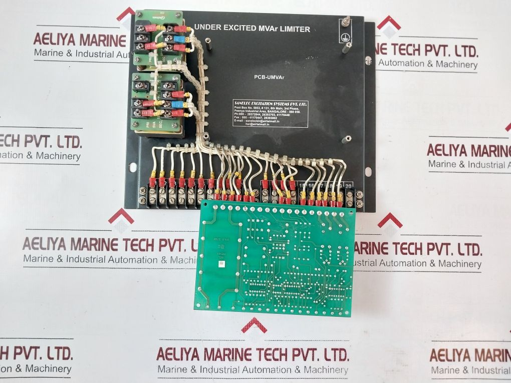 Sanelec Excitation Systems Pcb-umvar Under Excited Mvar Limiter