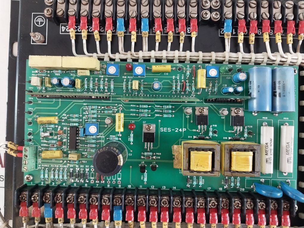Sanelec Excitation Systems Ses-24P Control Panel