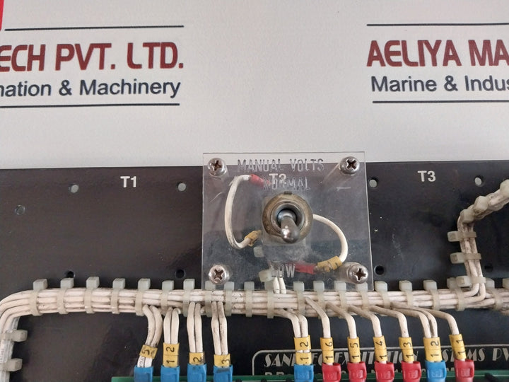 Sanelec Excitation Systems Ses-24P-pmg-fcr Control Panel