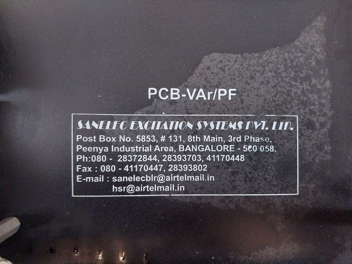 Sanelec Pcb-var/Pf Controller