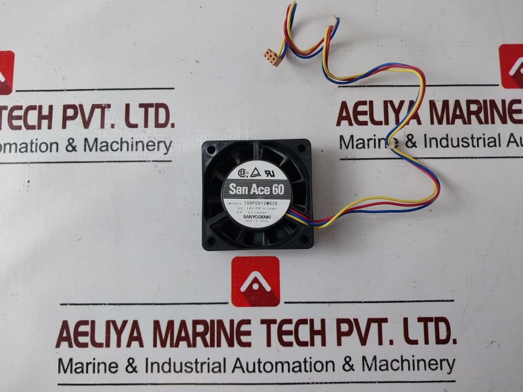 Sanyo Denki 109P0612M628 Chassis Power Cooling Fan