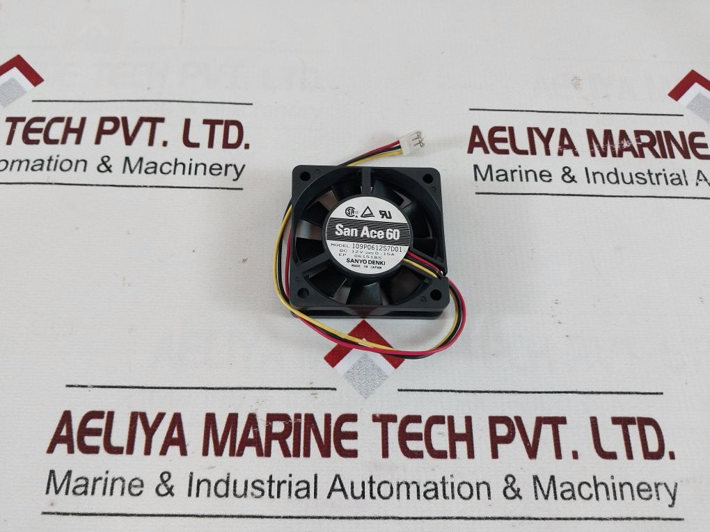 Lot Of 2X Sanyo Denki San Ace 60 Cooling Fan 109P0612S7D01