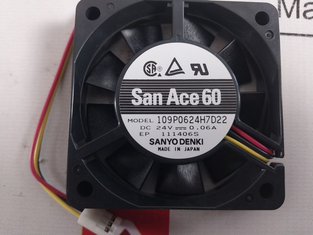 Sanyo Denki 109P0624H7D22 Cooling Fan Set
