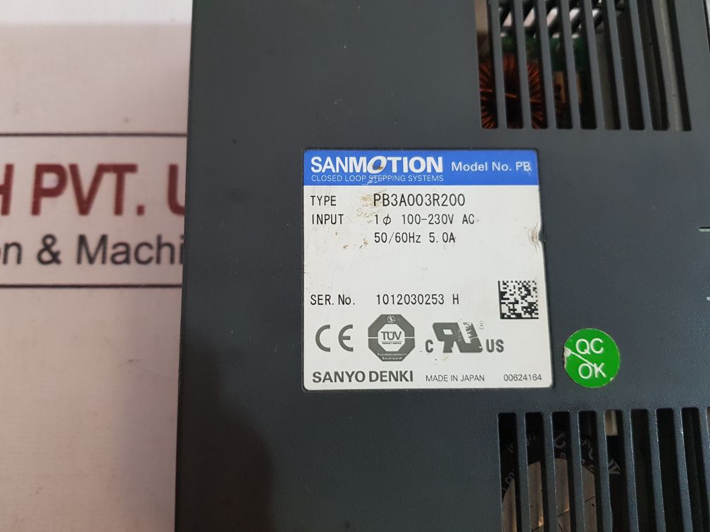 Sanyo Denki Pb3A003R200 Closed Loop Stepping System