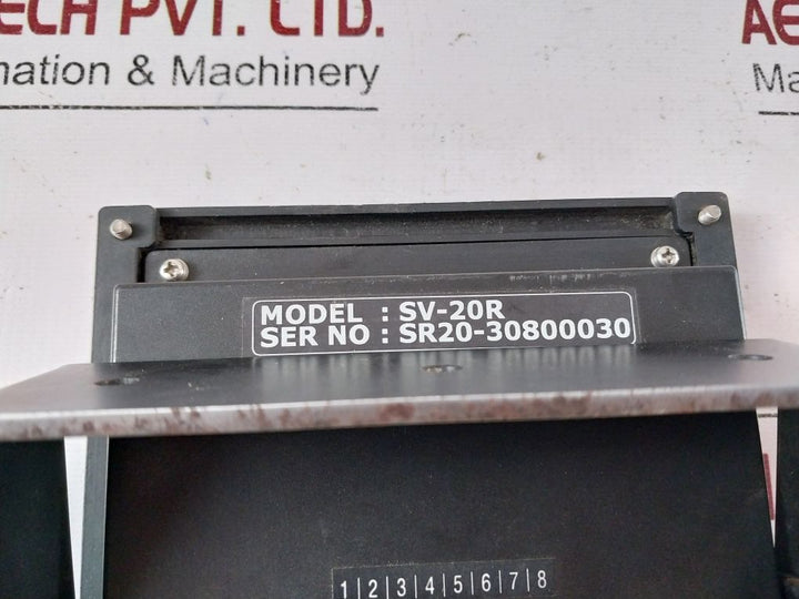 Saracom Sv-20R Operation & Alarm Unit