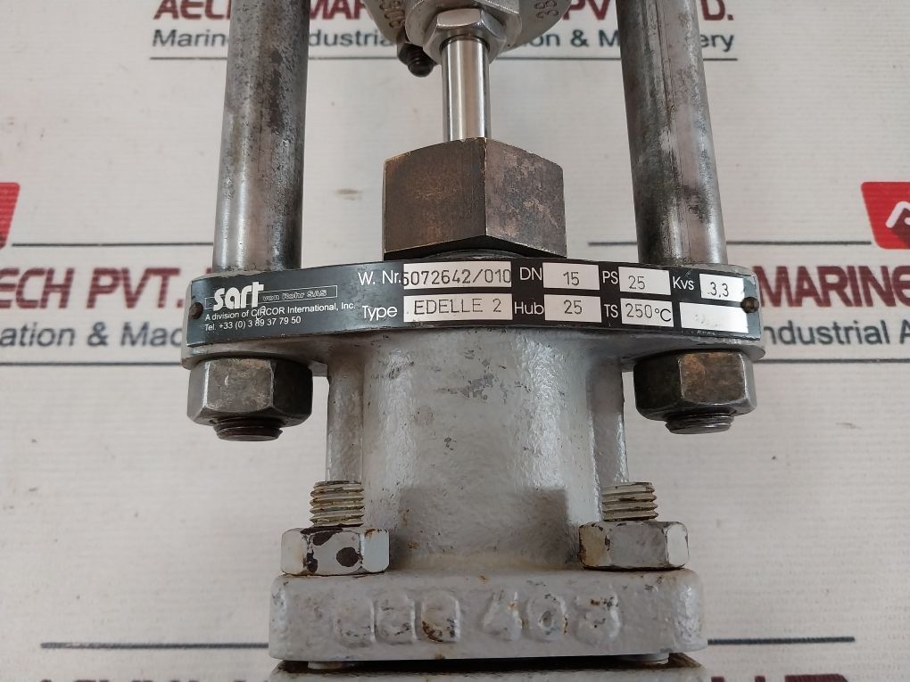 Sart Von Rohr Pa 35 B6 2G Po Pneumatic Control Valve