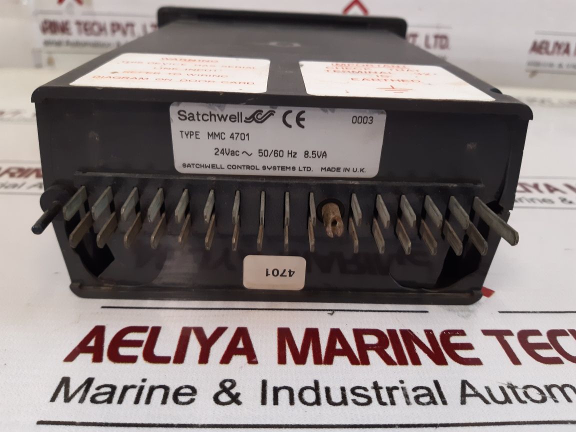 Satchwell Mmc 4701 Keyboard Controller Control Panel