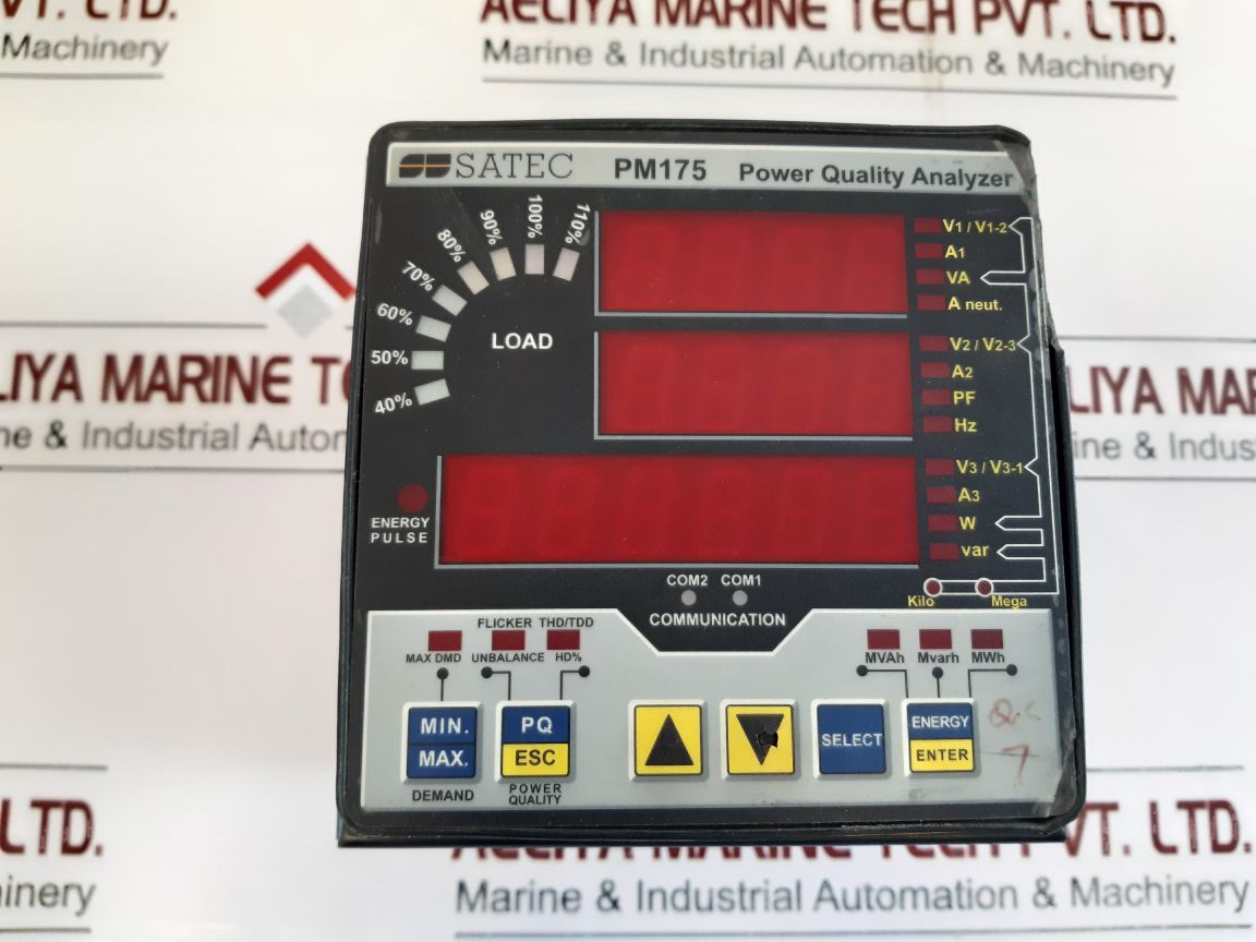 Satec Pm175 Power Quality Analyzer