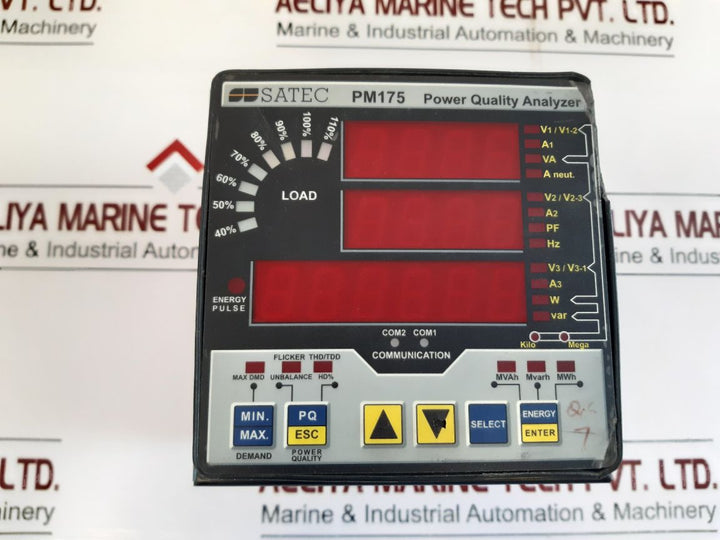 Satec Pm175 Power Quality Analyzer