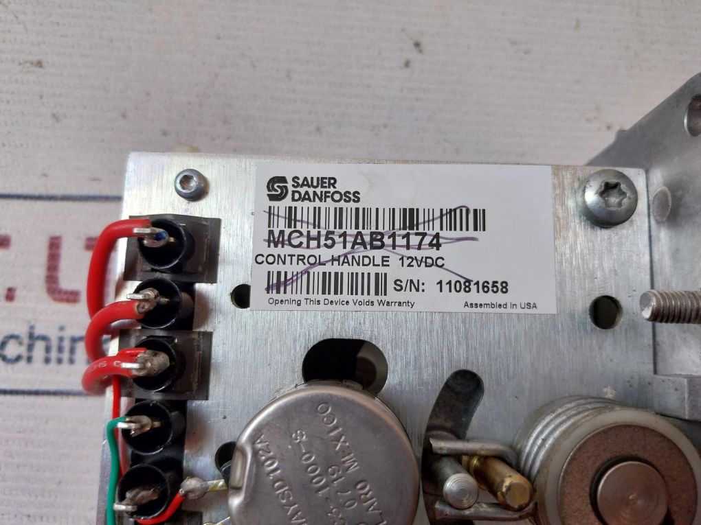 Sauer Danfoss Mch51Ab1174 Control Handle Joystick 12Vdc