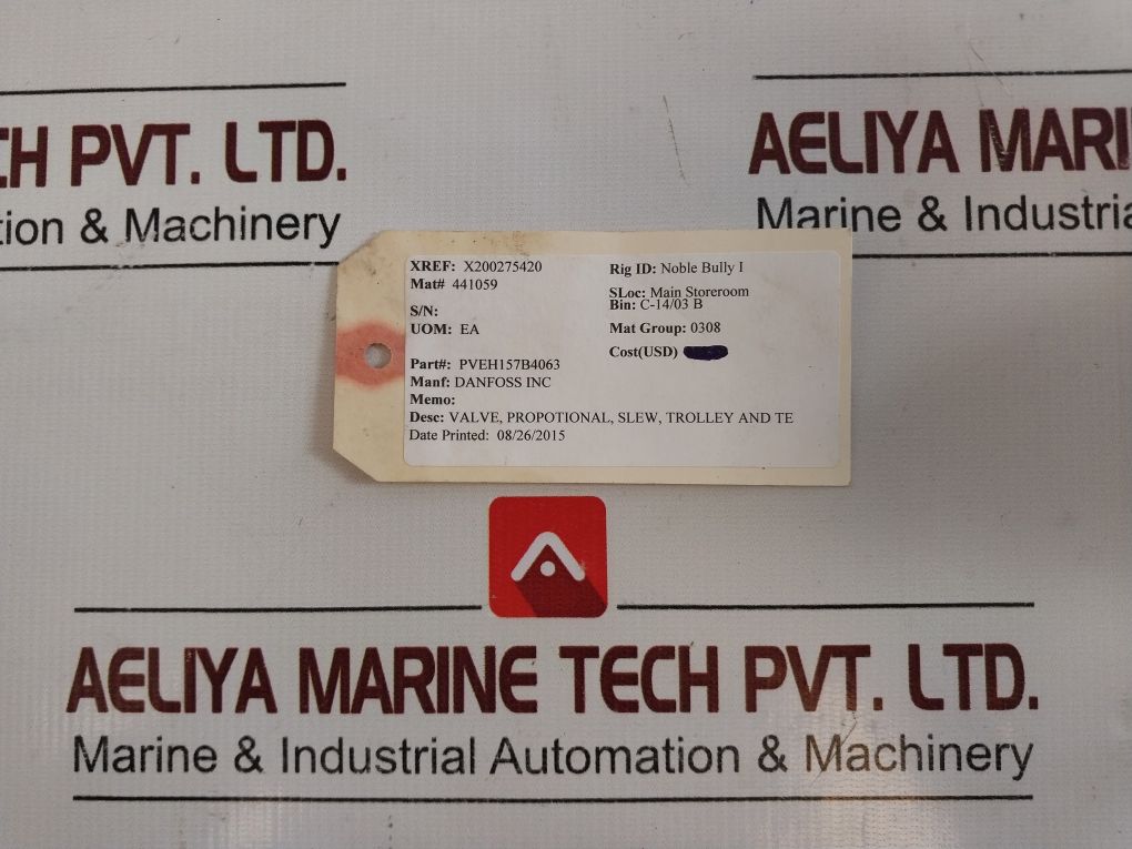 Sauer Danfoss Pveh 157B4063 Propotional Valve 11084101