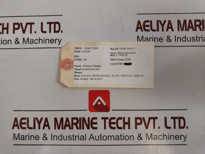 Sauer Danfoss Pveh 157B4063 Propotional Valve 11084101