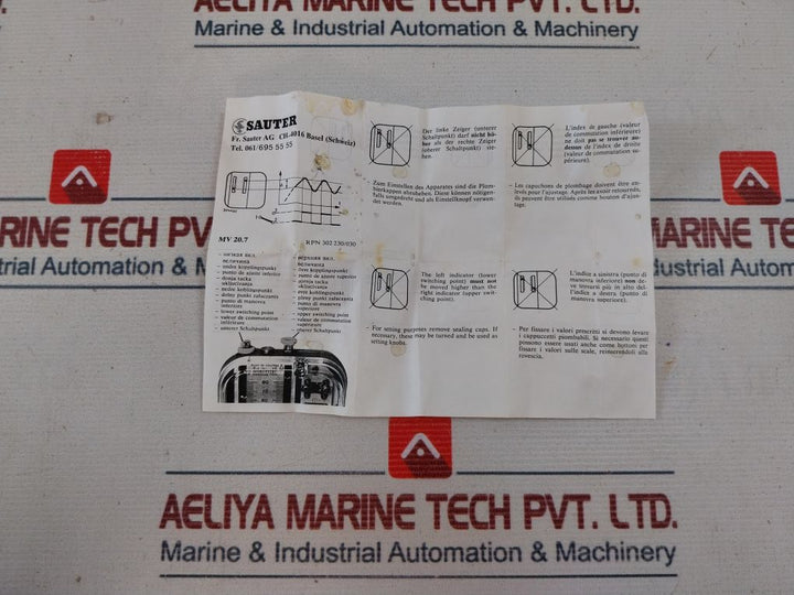 Sauter Dfc17B59 F001 Pressure Switch