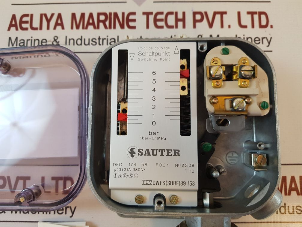 Sauter Dfc 17B 58 F001 Pressure Controller 0-6 Bar