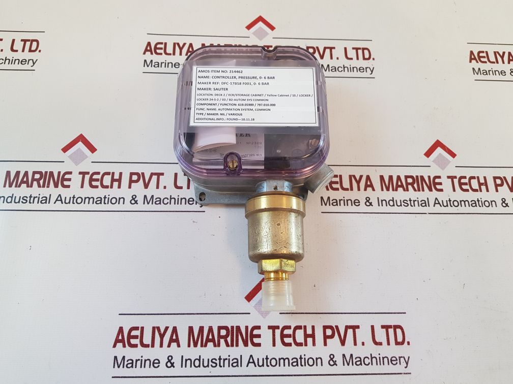 Sauter Dfc 17B 58 F001 Pressure Controller 0-6 Bar