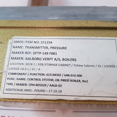 Sauter Dftp-f001/2401 Pressure Transmitter