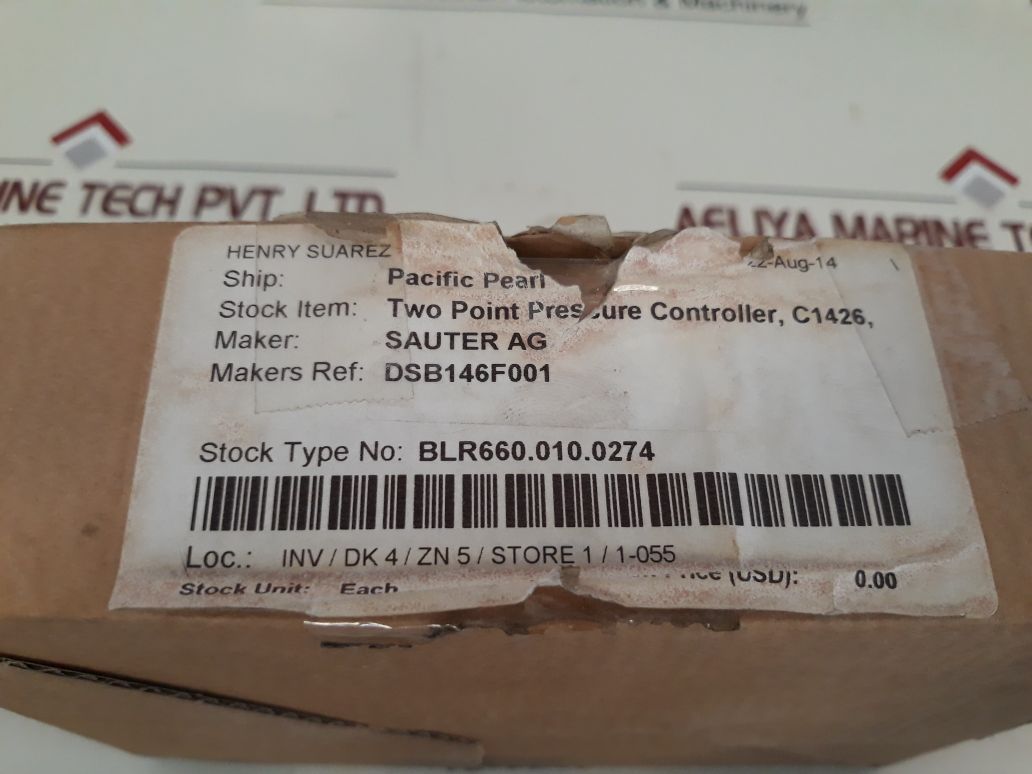 Sauter Dsb146F001 Pressure Switch