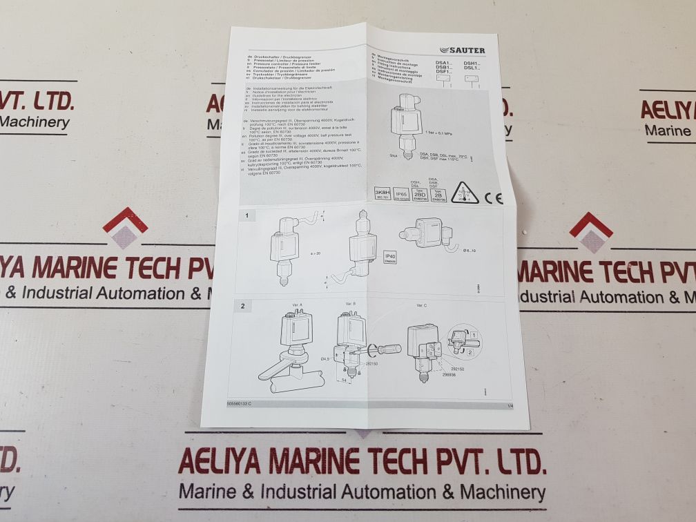 Sauter Dsf152F001 Pressure Switch