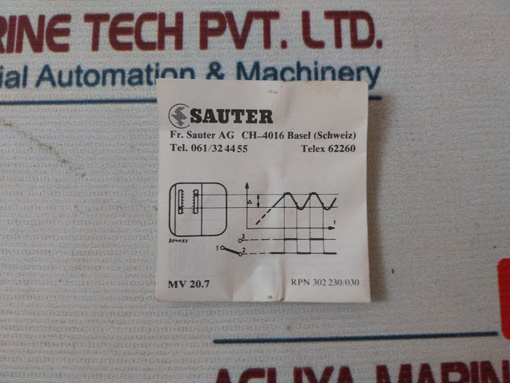 Sauter Tlc 7B 17 F001 Temperature Switch 0-40°C