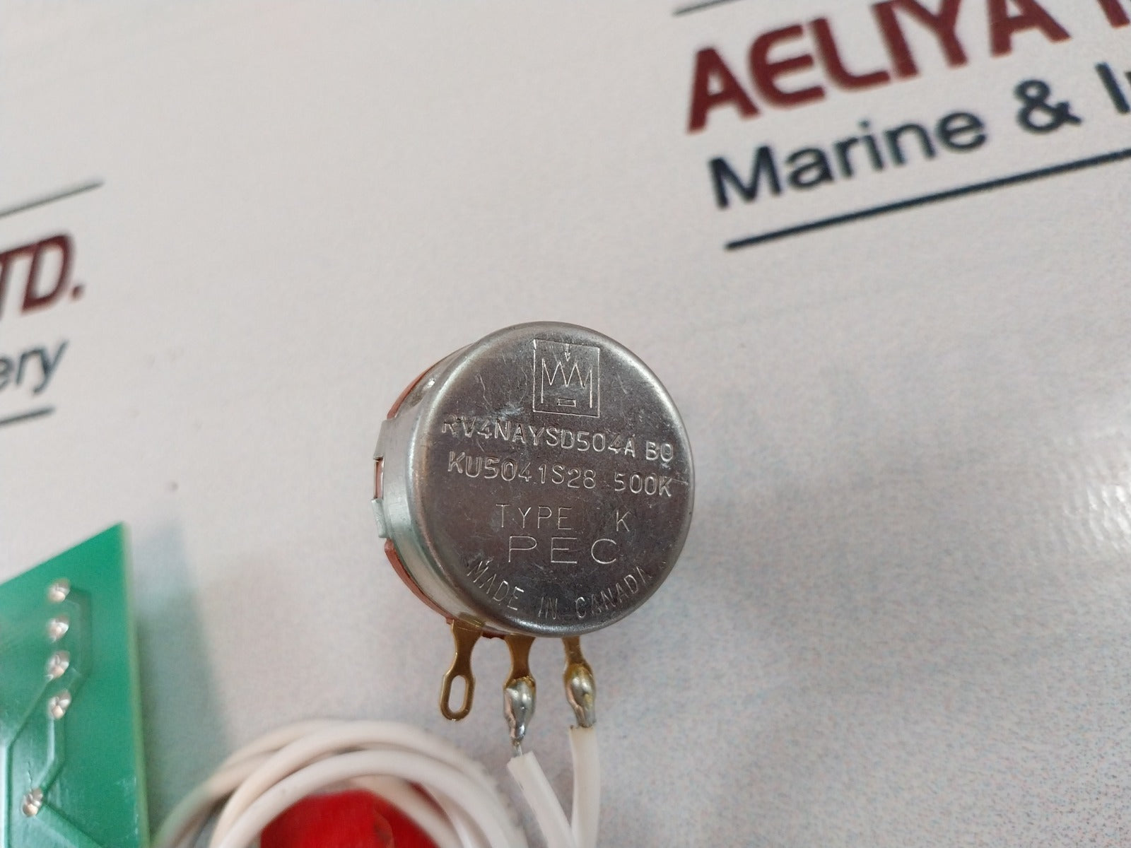 Savory 10-1120 Pcb With Potentiometer Ku5041S28 500K