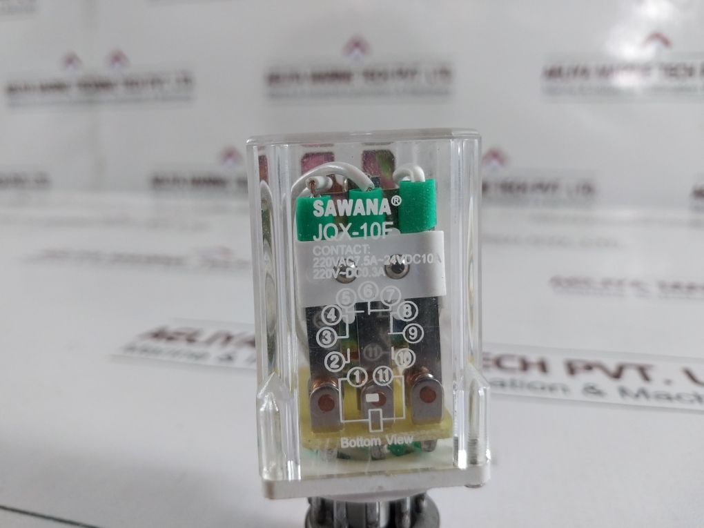 Lot Of 5X Sawana Jqx-10F Power Relay 220Vac 7.5A~24Vdc10A