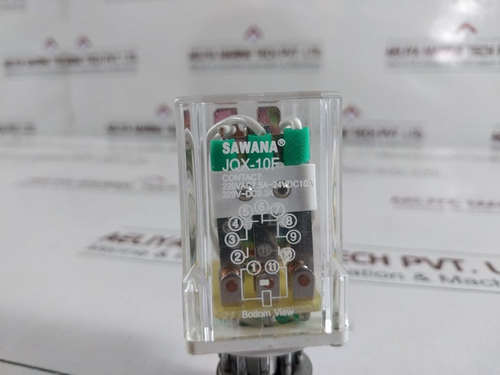 Lot Of 5X Sawana Jqx-10F Power Relay 220Vac 7.5A~24Vdc10A