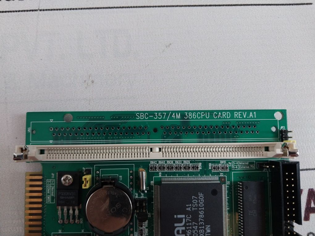 Sbc-357/4M Rev.A1 386Cpu Card