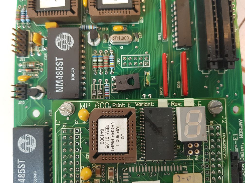 Scana Mar-el N-3886 Dalen Controller Pcb Mps110