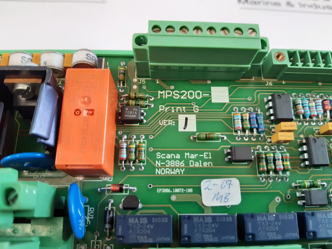 Scana Mar-el Mps200 Pcb Card