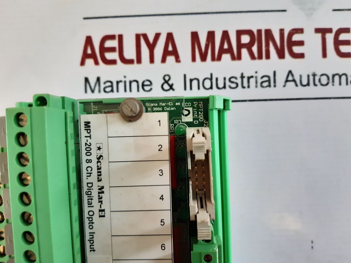 Scana Mar-el Mpt-200 8 Ch. Digital Opto Input Module