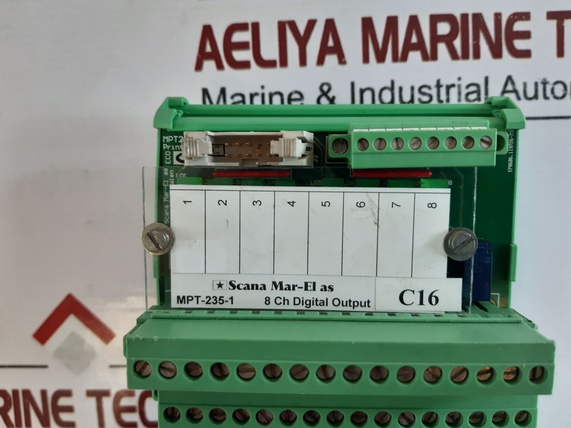 Scana Mar-el Mpt-235-1 8 Ch Digital Output Module
