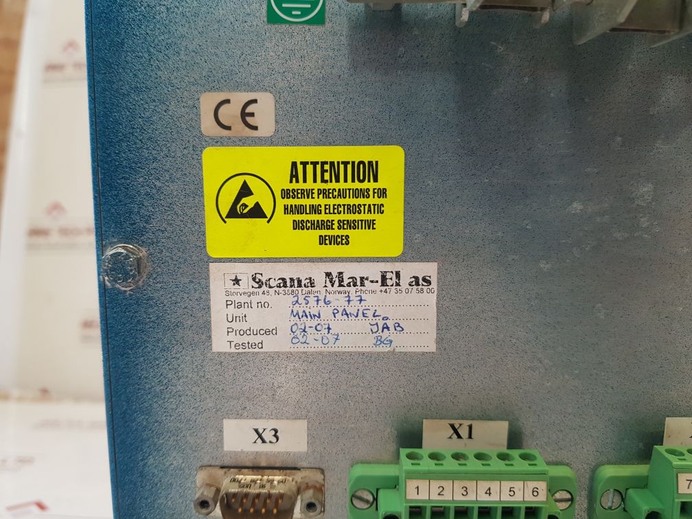 Scana Propulsion Mps111 Main Panel Propulsion Controller Thruster