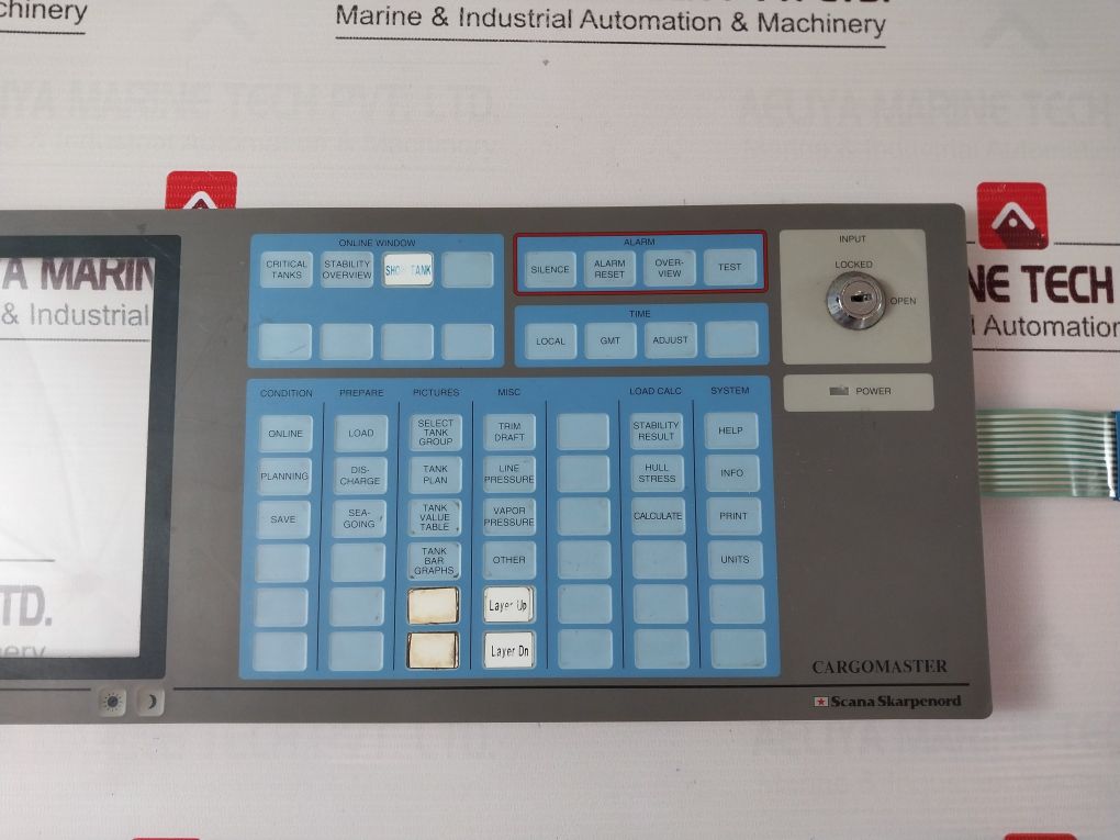 Scana Skarpenord 98-10668-005 Cargomaster Front Keypad Set