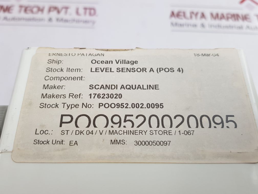 Scandiaqualine 176 230 20 Sp Water Level Panel